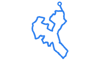 Route shape for Route 7 at Featherstone DTC