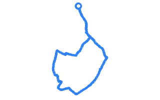 Route shape for Route 10 at Featherstone DTC