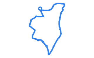 Route shape for Route 12 at Featherstone DTC