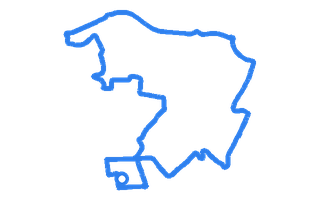 Route shape for Route 3 at Folkestone DTC