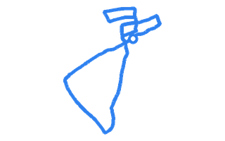 Route shape for Route 3 at Forfar DTC