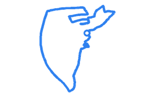 Route shape for Route 5 at Forfar DTC