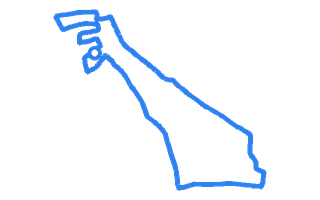 Route shape for Route 11 at Forfar DTC