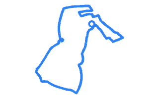 Route shape for Route 14 at Forfar DTC