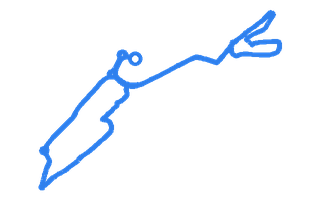 Route shape for Route 3 at Fort William DTC