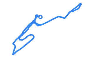 Route shape for Route 4 at Fort William DTC