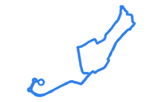 Route shape for Route 5 at Fort William DTC