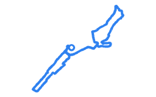Route shape for Route 9 at Fort William DTC