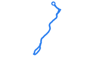 Route shape for Route 11 at Galashiels DTC