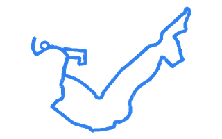 Route shape for Route 2 at Gateshead DTC