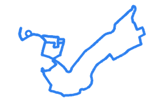 Route shape for Route 8 at Gateshead DTC