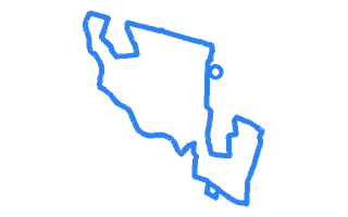 Route shape for Route 4 at Gillingham DTC