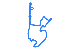 Route shape for Route 8 at Gillingham DTC