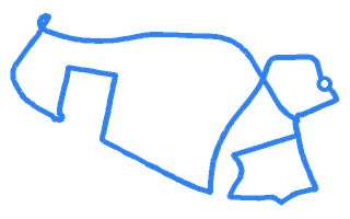 Route shape for Route 3 at Glasgow (Anniesland) DTC