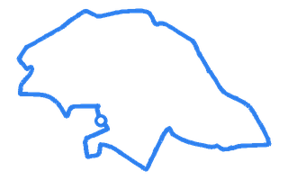 Route shape for Route 8 at Glasgow (Anniesland) DTC