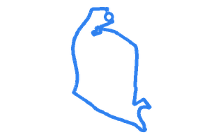 Route shape for Route 11 at Glasgow (Anniesland) DTC