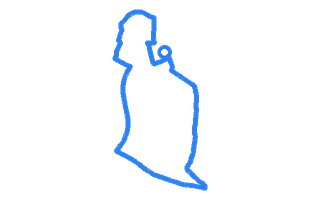 Route shape for Route 12 at Glasgow (Anniesland) DTC
