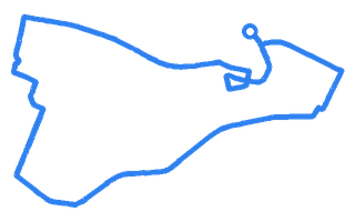 Route shape for Route 13 at Glasgow (Anniesland) DTC