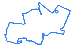 Route shape for Route 3 at Glasgow Shieldhall DTC