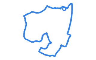 Route shape for Route 1 at Gloucester DTC