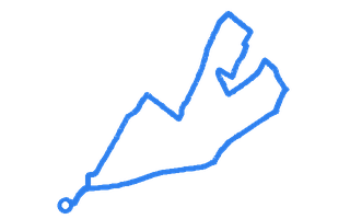 Route shape for Route 13 at Gloucester DTC