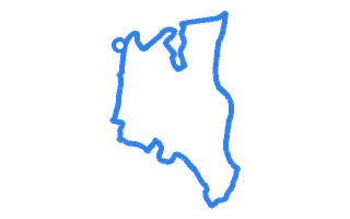Route shape for Route 14 at Gloucester DTC