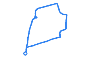 Route shape for Route 3 at Goodmayes DTC