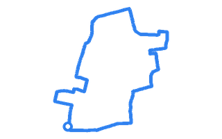 Route shape for Route 6 at Goodmayes DTC