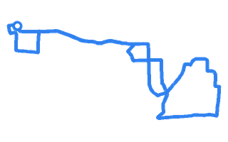 Route shape for Route 7 at Goodmayes DTC