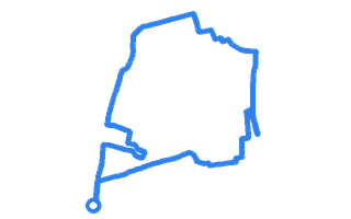Route shape for Route 8 at Goodmayes DTC