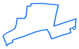 Route shape for Route 12 at Goodmayes DTC