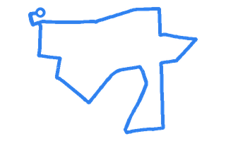 Route shape for Route 17 (NEW) at Goodmayes DTC