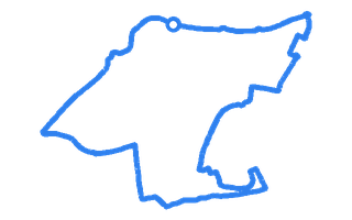 Route shape for Route 1 at Gosforth DTC