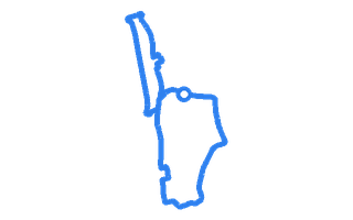 Route shape for Route 2 at Gosforth DTC