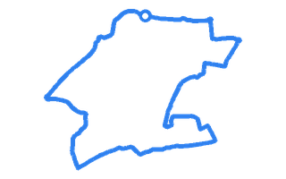 Route shape for Route 7 at Gosforth DTC