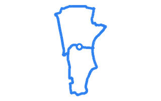 Route shape for Route 8 at Gosforth DTC