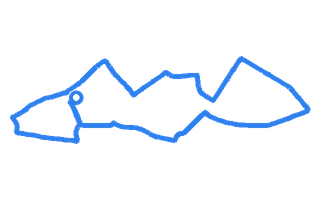 Route shape for Route 2 (NEW) at Grangemouth (Falkirk Stadium) DTC