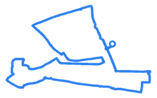 Route shape for Route 8 (NEW) at Grangemouth (Falkirk Stadium) DTC