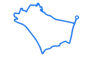 Route shape for Route 3 at Grantham DTC
