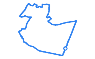 Route shape for Route 4 at Grantham DTC