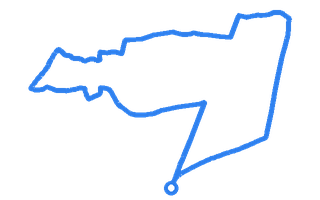 Route shape for Route 11 at Grantham DTC