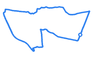 Route shape for Route 12 at Grantham DTC