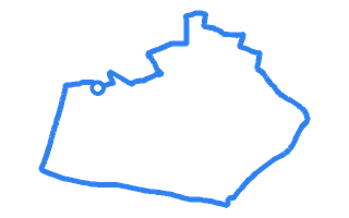 Route shape for Route 6 at Greenford (Horsenden Lane) DTC