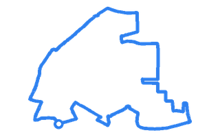 Route shape for Route 10 at Greenford (Horsenden Lane) DTC