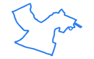 Route shape for Route 1 at Greenford (Whitton Ave East) DTC