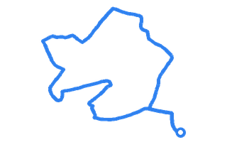 Route shape for Route 3 at Greenford (Whitton Ave East) DTC