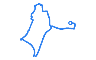 Route shape for Route 6 at Greenham DTC