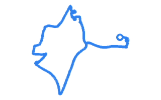 Route shape for Route 15 at Greenham DTC