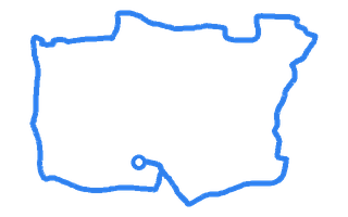 Route shape for Route 18 (NEW) at Greenham DTC
