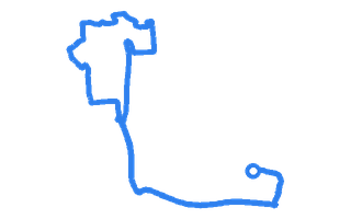 Route shape for Route 19 (NEW) at Greenham DTC